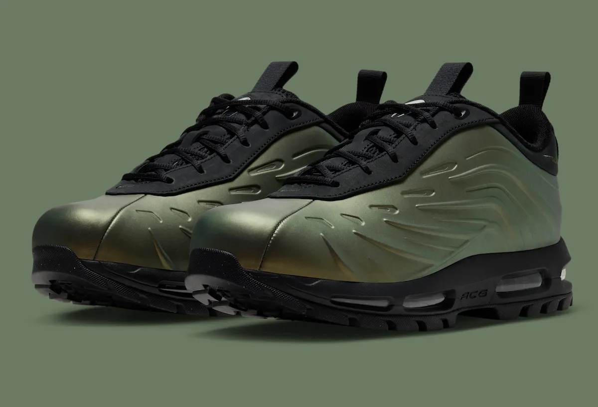 Nike Goadome Low Foamposite “Metallic Gold” Official Photos