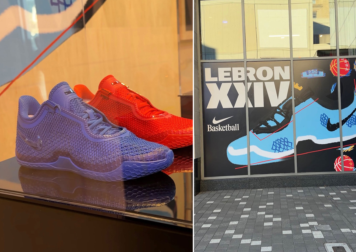 Nike LeBron 24 Surfaces at Chosen 2ONE3 in Red and Blue 76ers Colorways