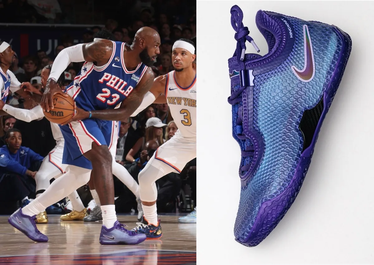 LeBron James Wears Nike LeBron 24 “Opening Night” PE in Sixers Debut