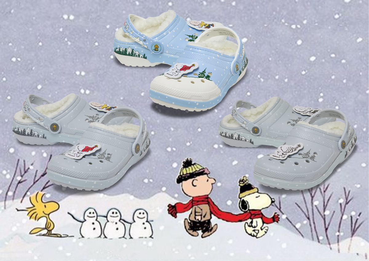 Peanuts x Crocs Holiday Classic Lined Clog Drops October 29th