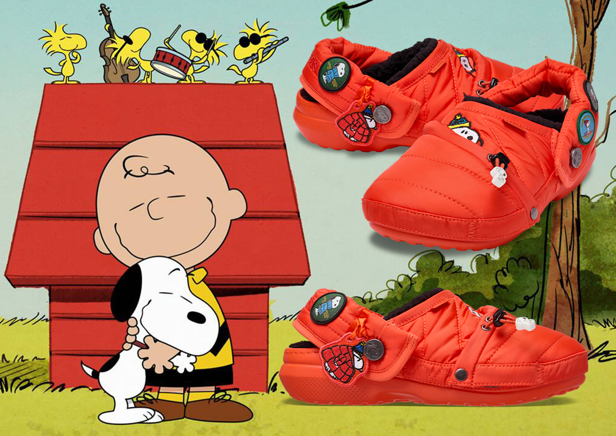 Peanuts Joe Cool Crocs Come With a Puffer Upper