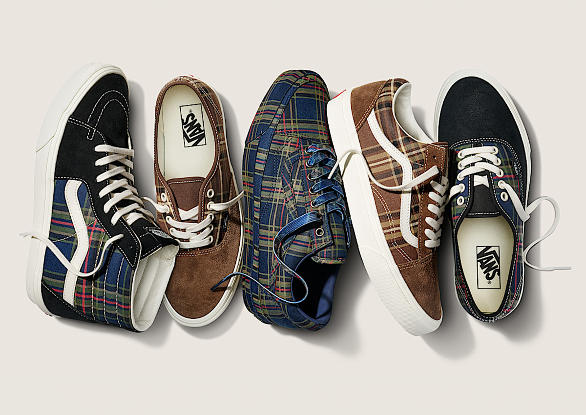 Vans “Plaid” Collection Available Now With Old Skool, Authentic, and Sk8-Hi