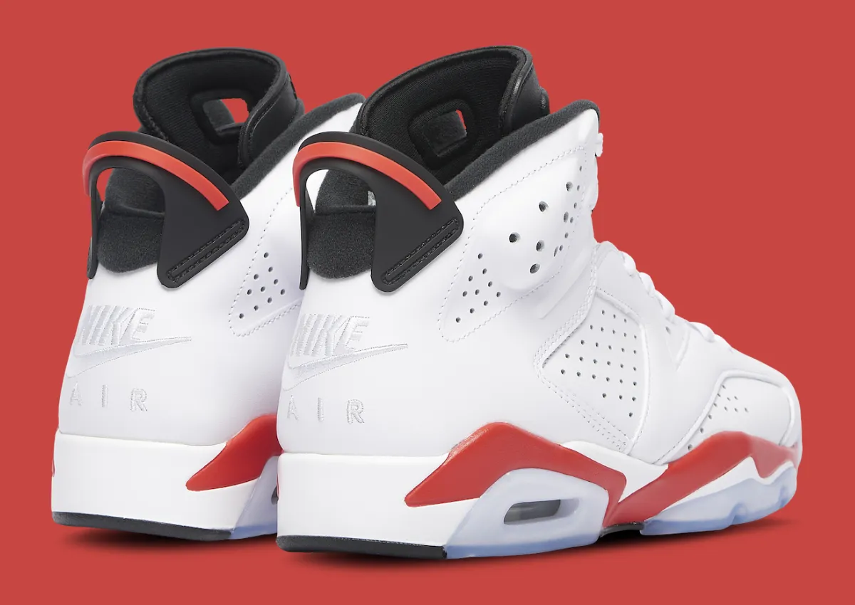 Air Jordan 6 “White Infrared” 2026 Retro Retailer Look